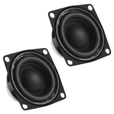 2Pcs 2" 2inch 4Ohm 10W Full Range Audio Speaker Stereo Woofer Loudspeaker for...