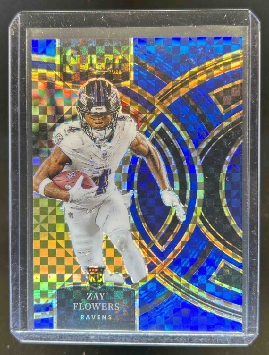 2023 Select Zay Flowers Blue Prizms Rookie RC Premier #21/149 Ravens