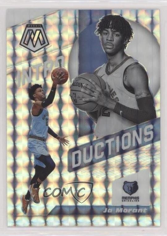 2019-20 Panini Mosaic Introductions Silver Mosaic Prizm Ja Morant #7 0ks8