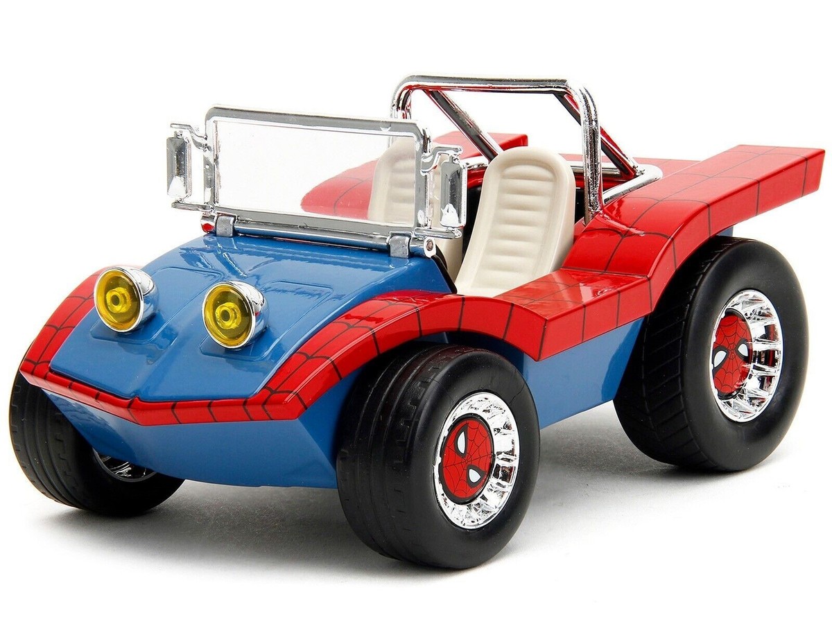 ミニカー 1:24 MARVEL SPIDER-MAN &amp; BUGGY Amazon.com: Marvel Spider-Man 1:24 Buggy Die-cast Car & 2.75