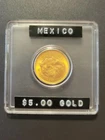 Photo of a 1955 Mexico 5 Pesos Gold from an eBay listing that sold on May 20, 2026