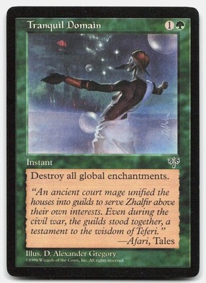 LP Tranquil Domain Mirage MIR Magic: The Gathering