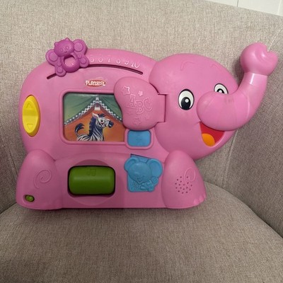 Playskool Learnimals ABC Adventure Interactive Toy Pink Elephant WORKS