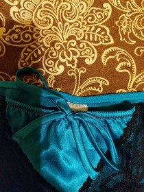 Vintage Victoria's Secret Satin String Panties Size Large