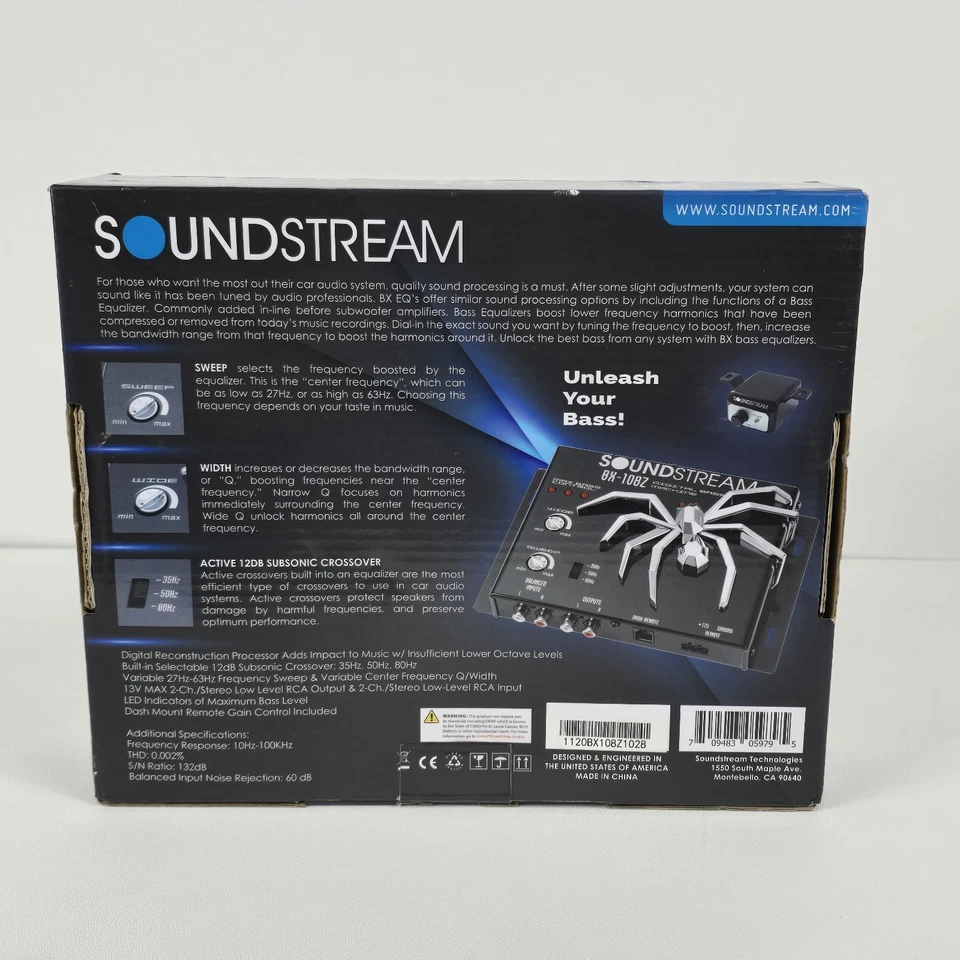 NIB Soundstream BX-108Z Digital Bass Restoration Processor  - Image 3 of 3