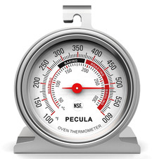 Oven Thermometer 50-300 C/100-600 F, Oven Baking Chef Thermometer Instant Read S