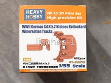 1/35 WWII German Sd.Kfz.2 Kettenkrad Snow Track Set Upgrade Parts 3D Printed
