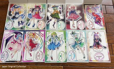 Touhou Project Big Acrylic Stand Complete Set of 10 Daiso New From