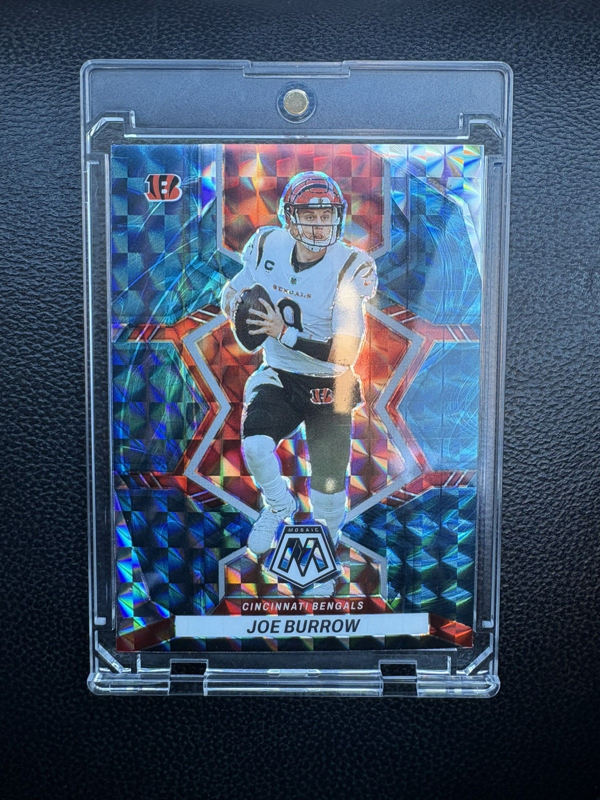 2022 Mosaic Genesis Joe Burrow Case Hit SSP #39 Bengals