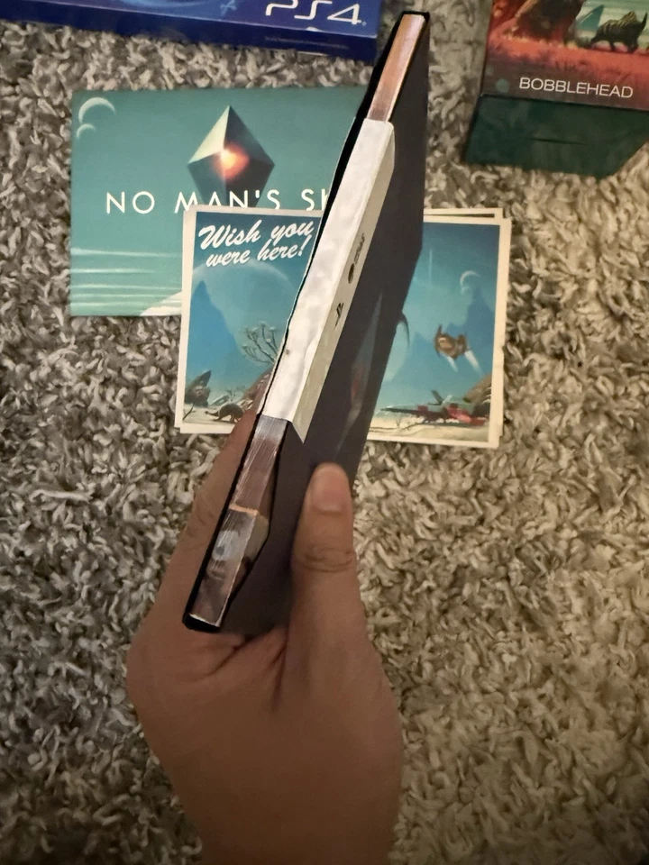 No Man's Sky PS4 PRESS KITS X2 MEDIA RARE Postcards PROMO Bubble Head Faceplate - Image 3 of 3