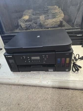 Canon Pixma  G6020 Wireless Megatank Inkjet Printer. READ