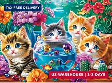 300 Piece Puzzles for Adults,Unique Fun Cats Animal Pet Lover Jigsaw Puzzle