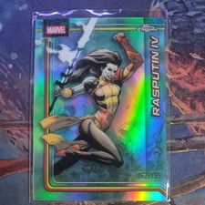 2026 Topps Chrome Marvel Comics #94 Rasputin IV Aqua Refractor /199