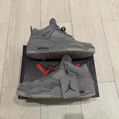 Jordan 4 Retro x KAWS Cool Grey 2017 930155-003 Size 10 BRAND NEW