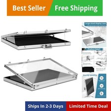 34"x22" Portable Trade Show Display Case for Trade Shows  Table Top Card Dis...