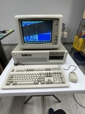 IBM PC AT 5170 Computer, IBM EGA monitor, Keyboard, Memory expansion and more