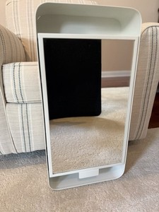 Vintage IKEA GUNNERN Medicine Cabinet – White Metal Mirrored Bathroom Cabinet