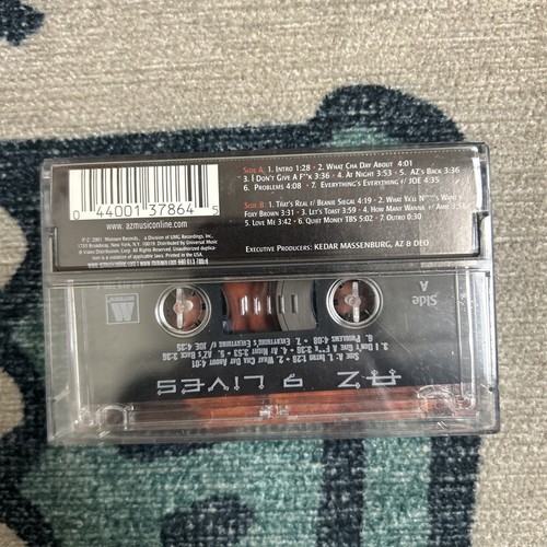 AZ Cassette Bundle 9 Lives Pieces Of A Man RAP HIP HOP NAS - Picture 3 of 5