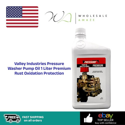 #ad Valley Industries Pressure Washer Pump Oil 1 Liter Premium Rust Oxidation $22.99