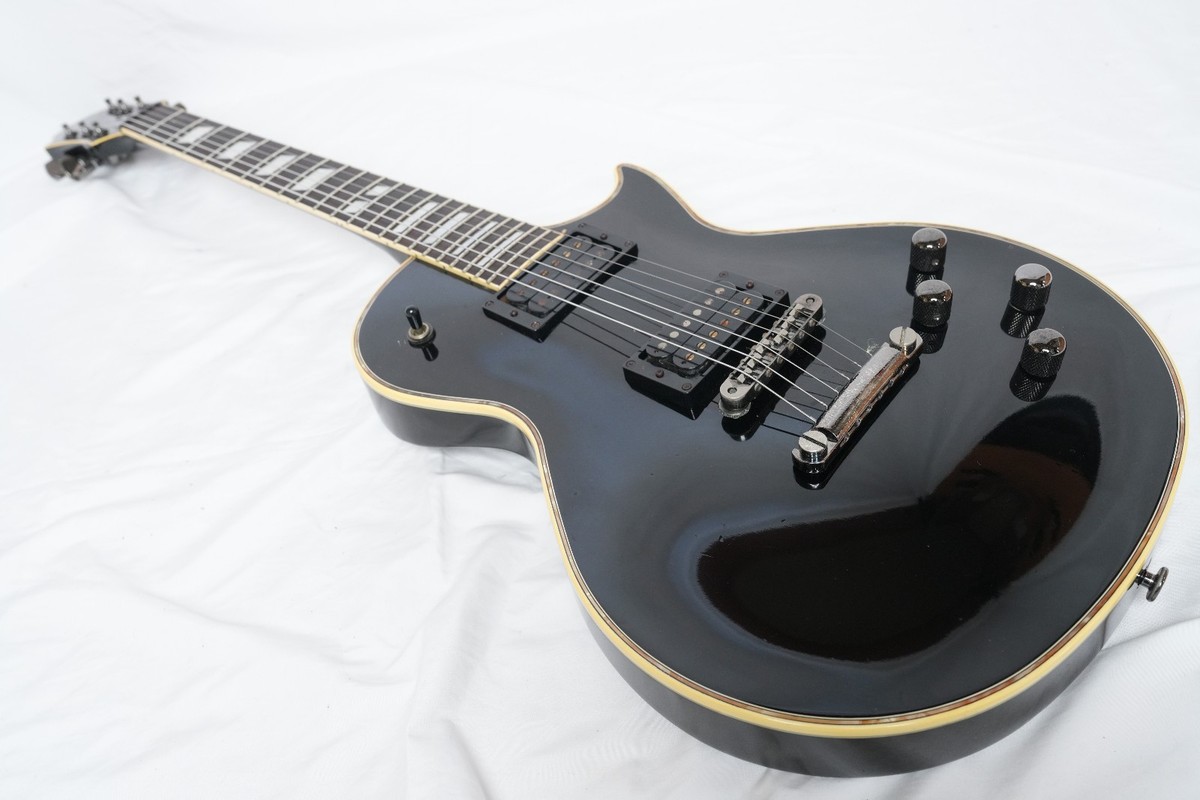 Greco LG-70 BLACK Les Paul, Made in Japan, 1990s,Rare Model