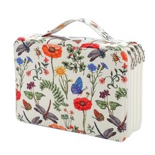 Portable Colored 200 Slots Pencil case Organizer with Printing Pattern for Wa...