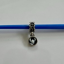 PANDORA Ciondolo Cammeo Agata Scorpione Argento Sterling 925 ALE