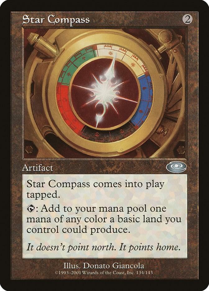 Star Compass Planeshift Uncommon NM Magic: The Gathering 134 Normal