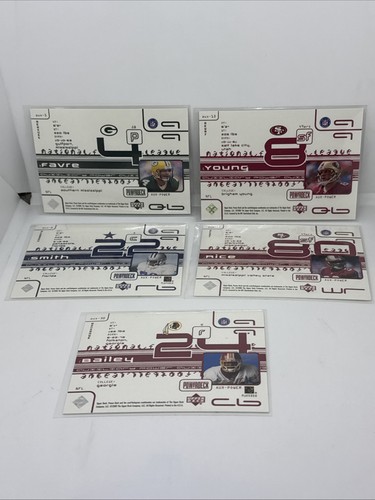 Hall Of Fame 5 Card NFL LOT! All HOF From Rare 1993 Power Deck Upper Deck - Picture 7 of 7