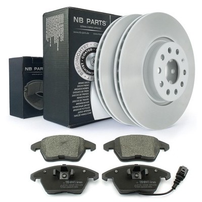 Bremsscheiben Bremsbeläge vorne 312mm für VW Passat B6 B7 CC Scirocco III Touran