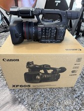 Canon XF605 4K UHD Professional Camcorder 15x Zoom Wi-Fi HDMI Built-in Mic