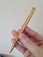 Ancien stylo en Argent et Métal doré (poinçon au crabe) signé DUPONT