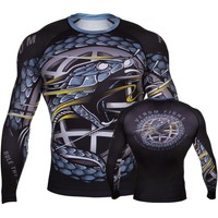 Venum Rtw Rash Guard - Long Sleeve - Black Men's Venum Rtw Rash Guard - Long Sleeve - Black Men's