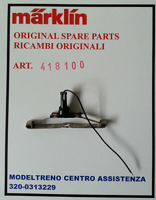 Patino M&auml;rklin 461190, Schleifer 3683, Ricambio Originale Per Modellismo Ferroviario