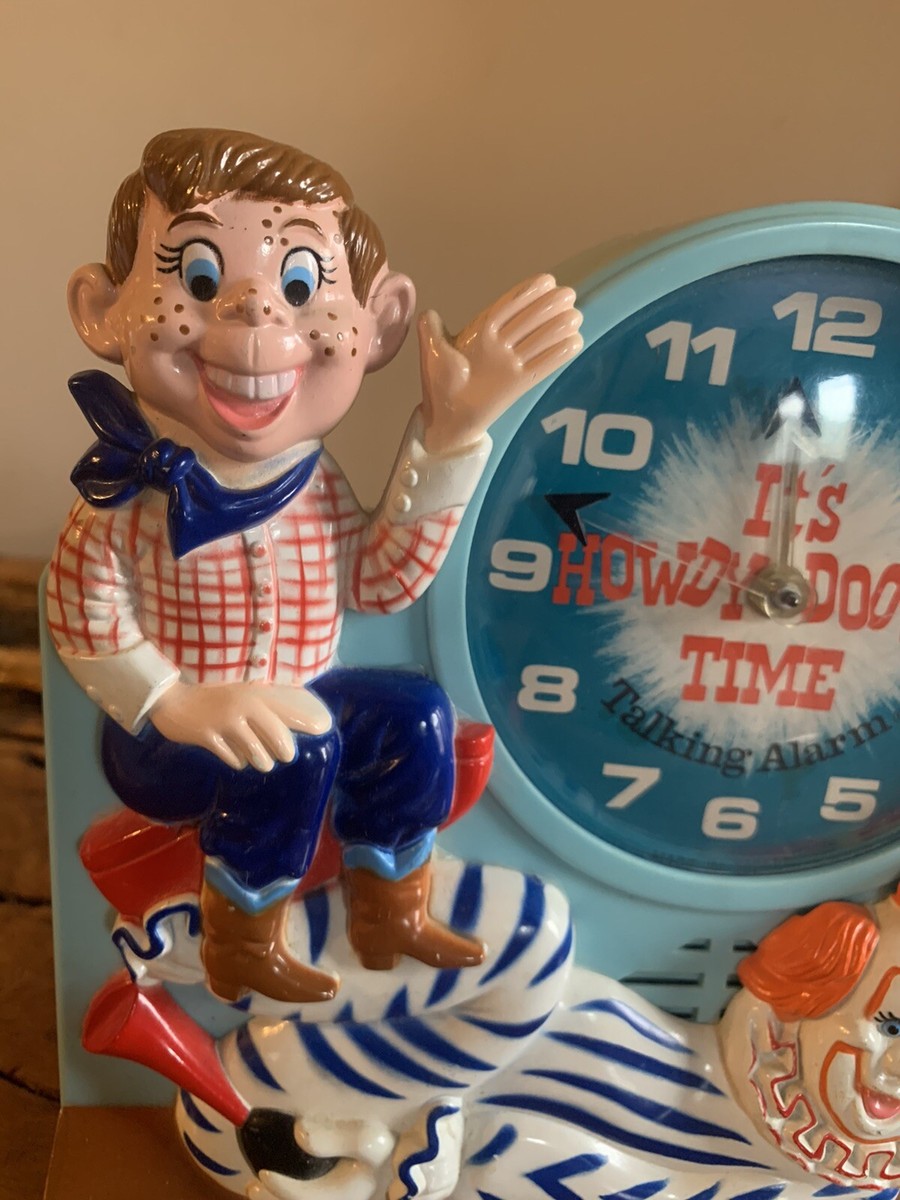 Vintage Howdy Doody Talking Alarm Clock Janex Corporation | eBay