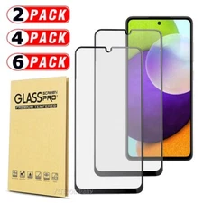Full Cover Tempered Glass Screen Protector Film For Samsung Galaxy A52 4G/A52 5G
