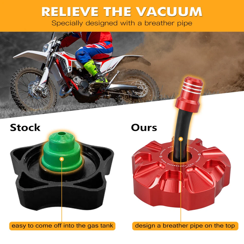 Billet Gas Fuel Tank Cap Cover For Beta RR 350 390 400 430 450 480 498 2013-2024 - Image 2 of 4