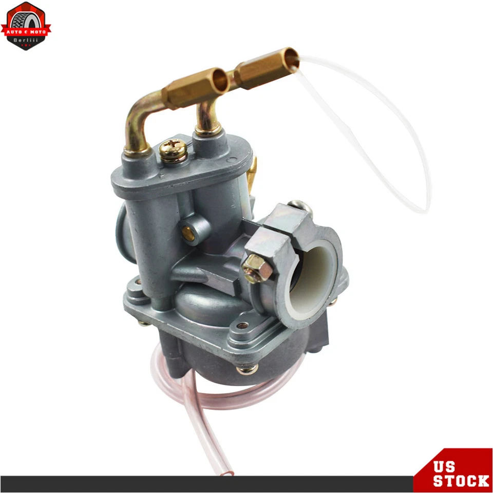 For Yamaha Y ZINGER PW 50 PW50 Carburetor Carb Air Filter & Throttle Choke Cable - Image 2 of 4