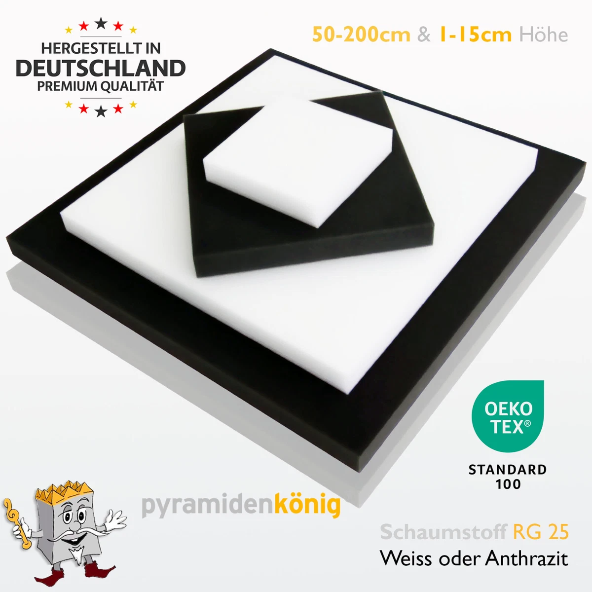 Vacanze Matte Pannello In Schiuma Tagliabile - Piastra O Tappetino Per Imbottitura, Lavagna O Fai-da-te | Spessore A Scelta RG 20 Gomma Pavimento - Foto 2