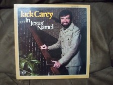 Jack Carey ...In Jesus' name! LP 33 rpm vinyl record album IOWA Radio station