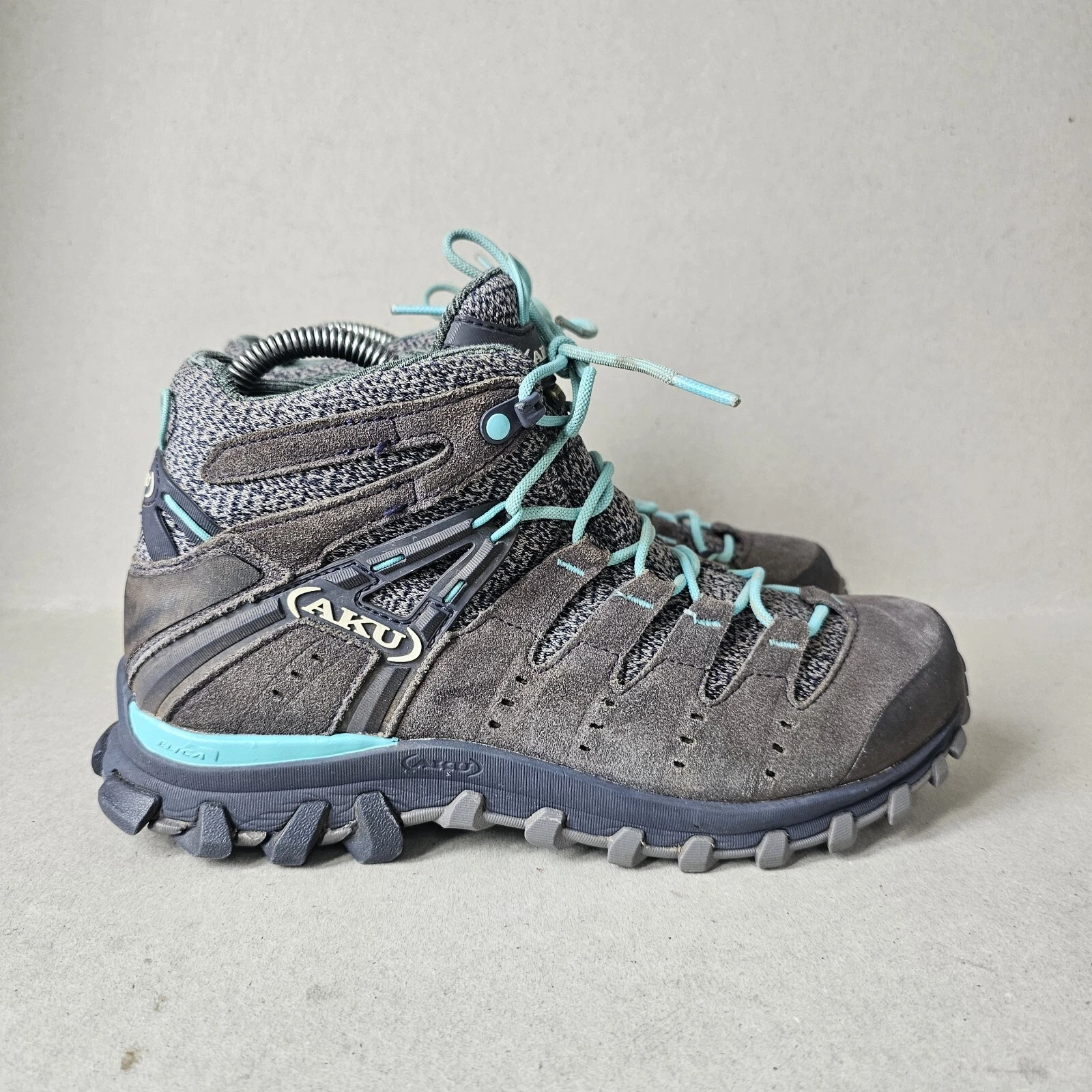 AKU ATTERA LITE MID GTX WOMEN'S HIKING CAMPING TREKKING BOOTS GREY UK5 EU38