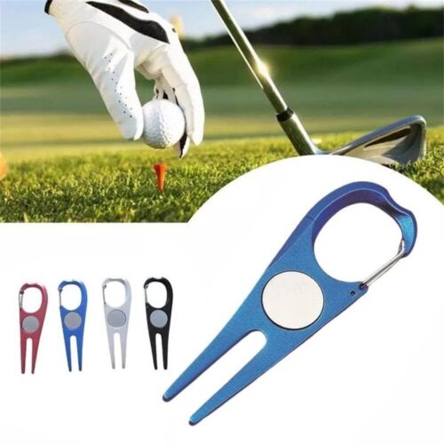 Ball Fork Golf Divot Tool Golf Pitch Divot Repair Tool Golf Pitch Accessories - Picture 1 of 15