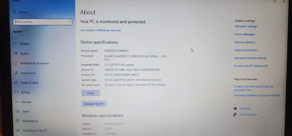 Dell Latitude E5450 - Image 2 of 3