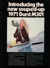 Durst -  M301 - Enlarger - Original Magazine Ad - 1971