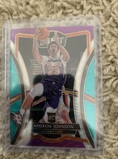2019-20 Select Cameron Johnson Tri Color Premier Level Rookie RC #154 Suns
