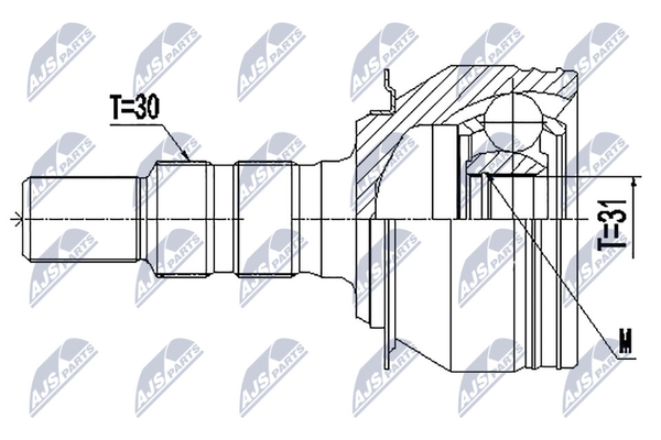 NPZ-DW-032 Nty Gelenksatz, Antriebswelle FüR Chevrolet-image