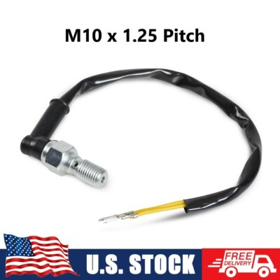 #ad #ad Brake Switch Motorcycle Hydraulic Brake Pressure Light Switch Bolt M10x1.25mm $9.05