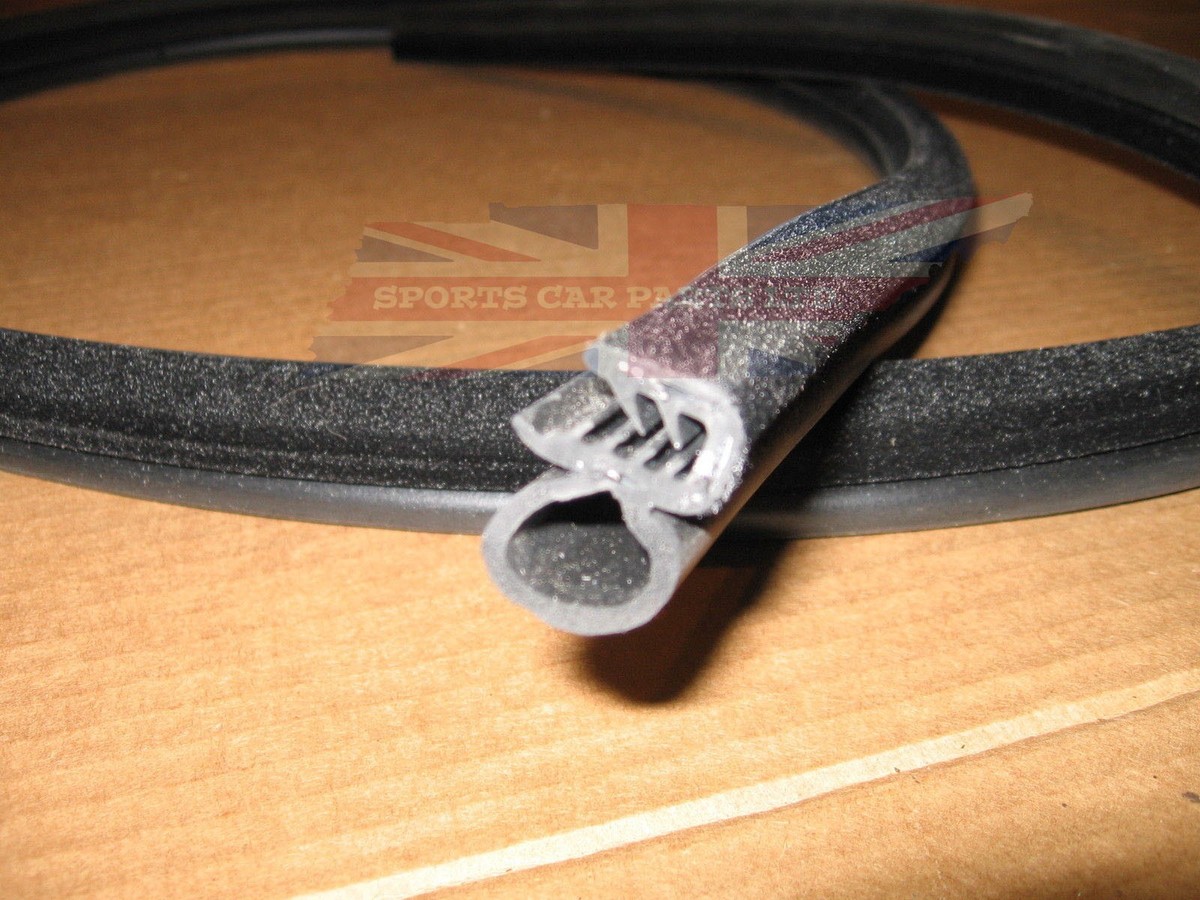 hi2018【STORM SEAL】DUDLEY WITH FUR New Furflex Fuzzy Door Rubber Seal Seals MG Midget Austin Healey