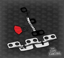 for Minifigure Star Wars Commander Grey Strap Custom Cloth Cape Set Only-NEW