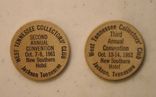 WEST TENNESSEE COLLECTORS CLUB ~ CONVENTION JACKSON ~ CASEY JONES ~ 1961 & 1962 - Picture 2 of 2