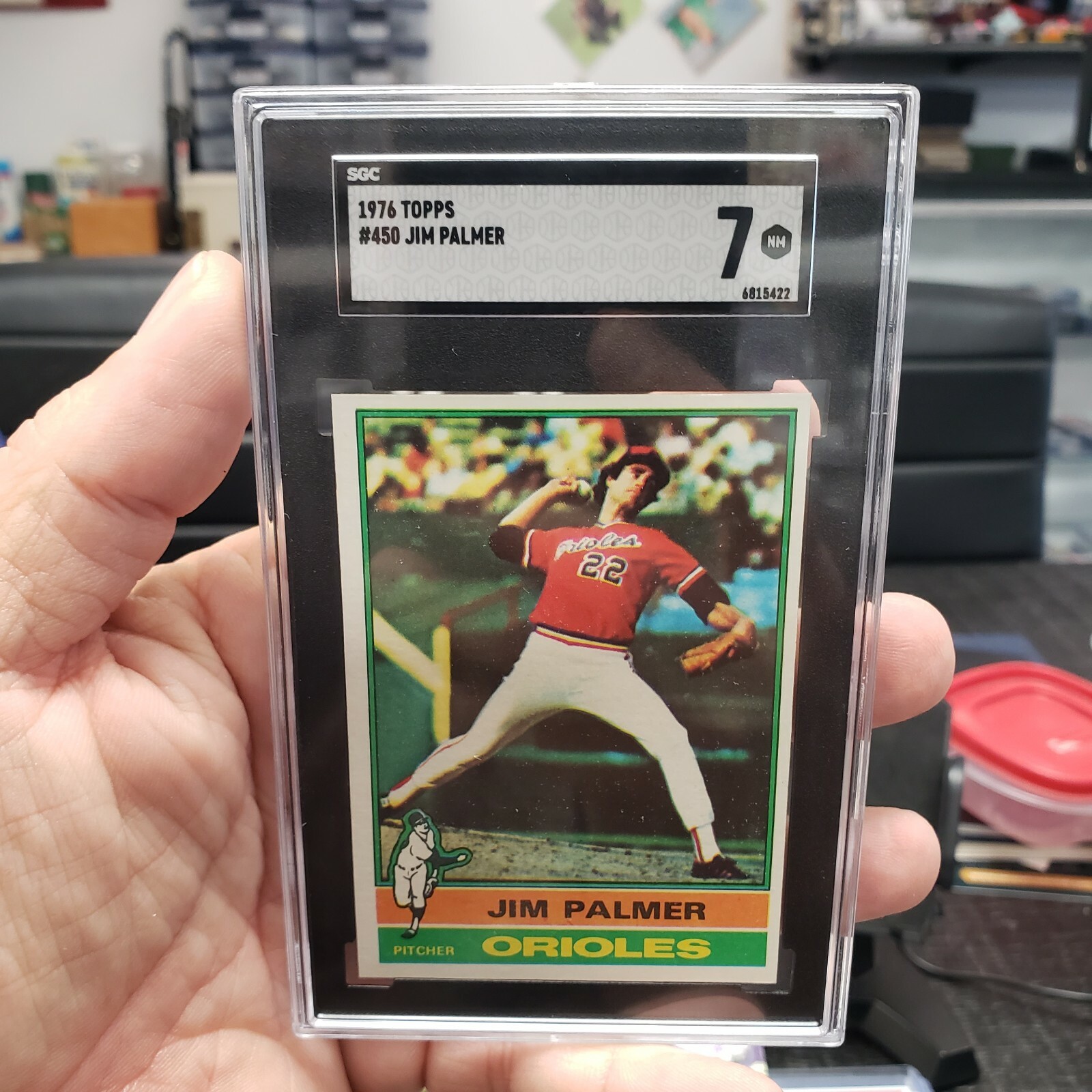 1976 Topps Jim Palmer # 450 SGC 7 High Grade
